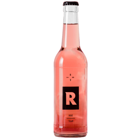 Steirisch-schenken ROST Rose-Wein/Apfel als Werbegeschenk in der 330ml Flasche