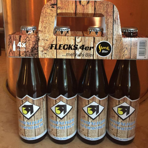 Flecks Bier Steiermark mit eigenem Etikett